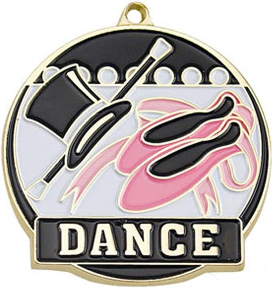 Cheerleading/Dance Medals Award Medals, Cheer Medallion Gold Medals - Multiple Options in Quantities 1-50 -Custom Neckbands
