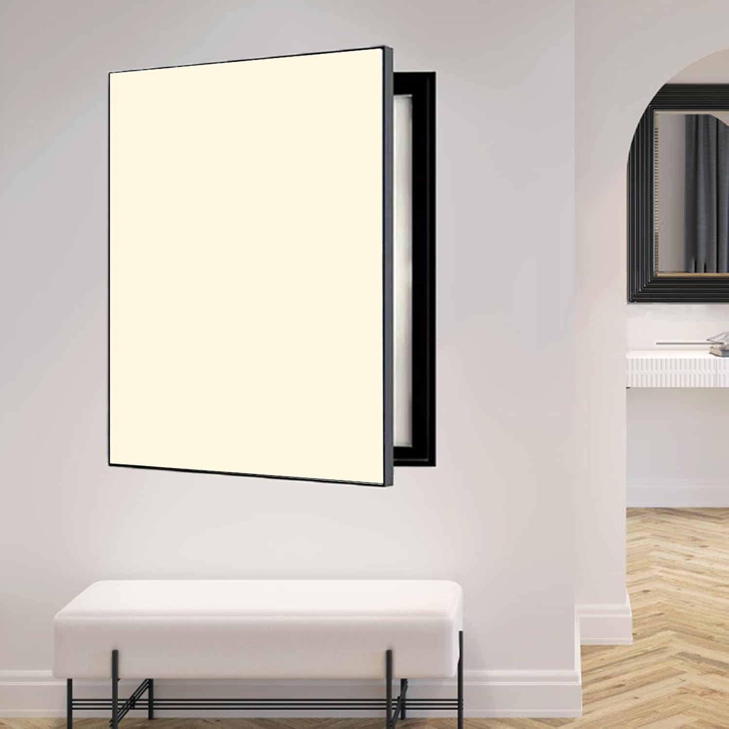 Electrical Panel Cover Home Electric Meter Box Decorative Panel, Plain Color Circuit Breaker Panel Protective Lid, Modern Breaker/ Distribution Box Cover Wall Hanging(Style16,WXH-60 x 80CM-23.6 x 31.5