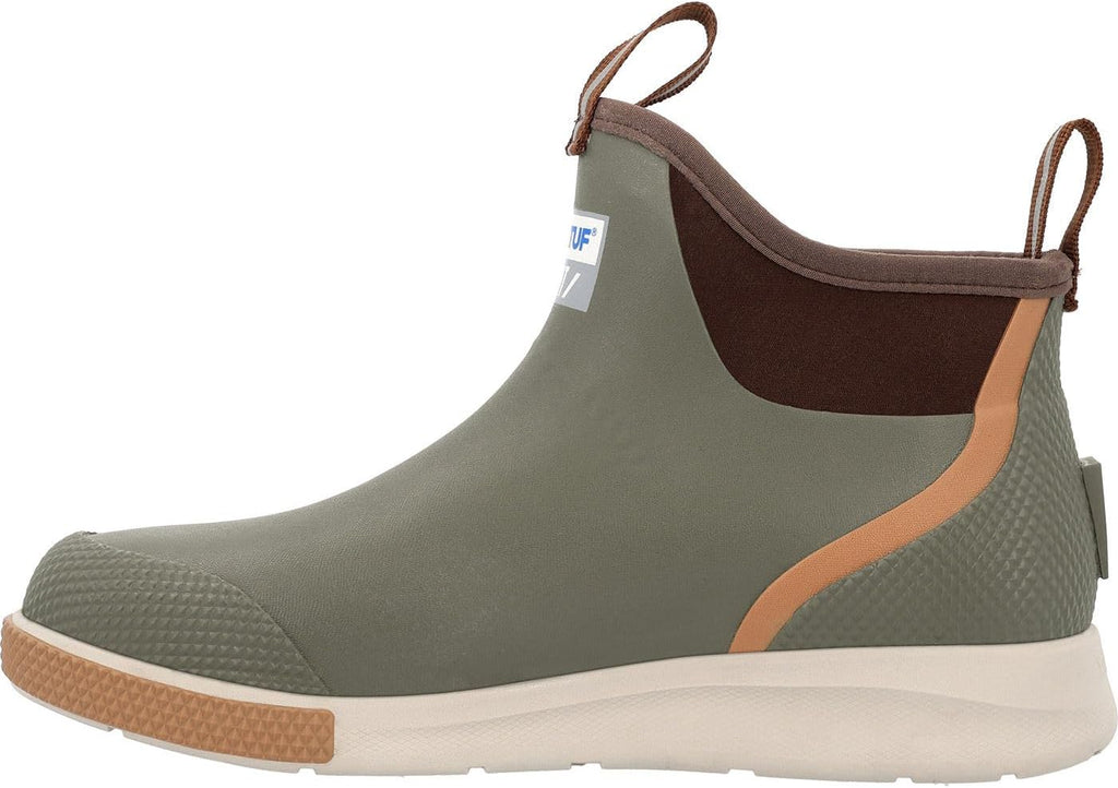 XTRATUF 6' Men's Ankle Deck Boot Sport - 30% Lighter, 100% Waterproof Rubber Fishing Footwear - Non-Marking, Slip-Resistant Outsole - Moisture-Wicking Liner