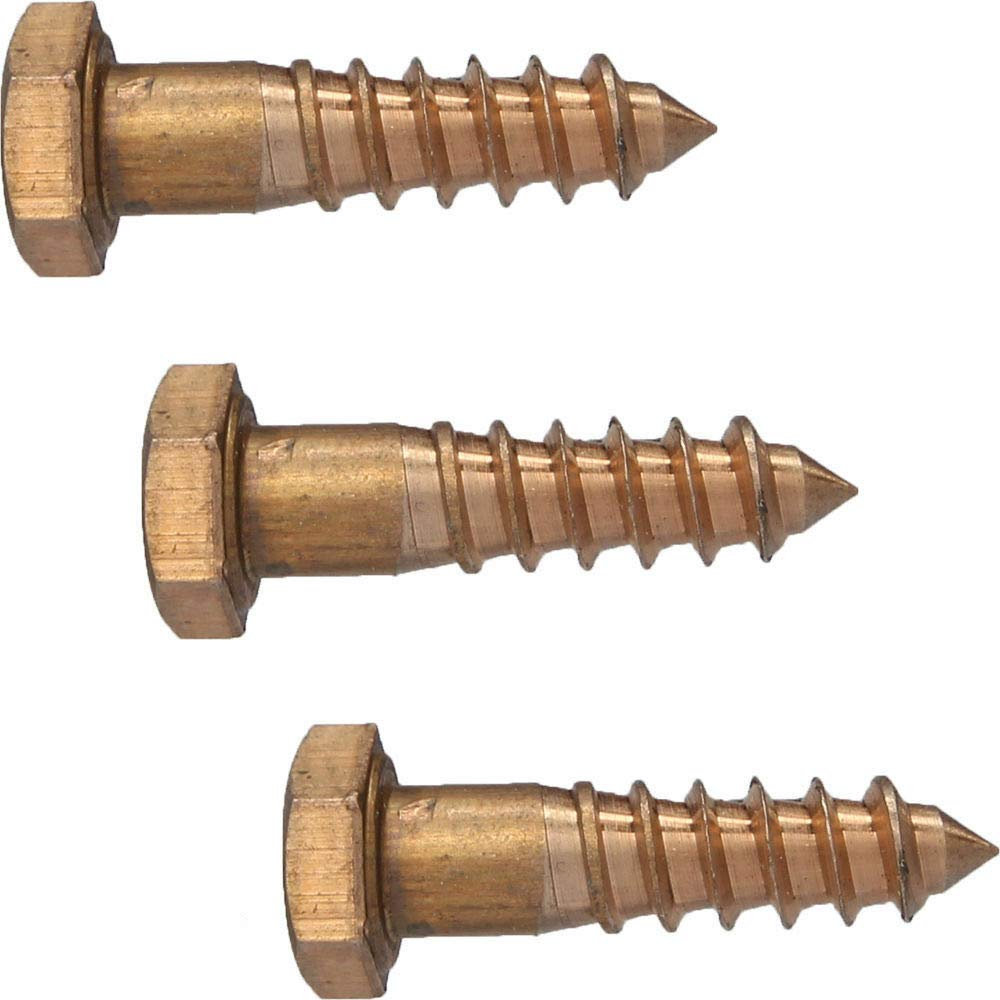 Lag Screw Bolt Hex Head Silicon Bronze Grade 5/8' x 8' 1 Pcs lag Screws B2B