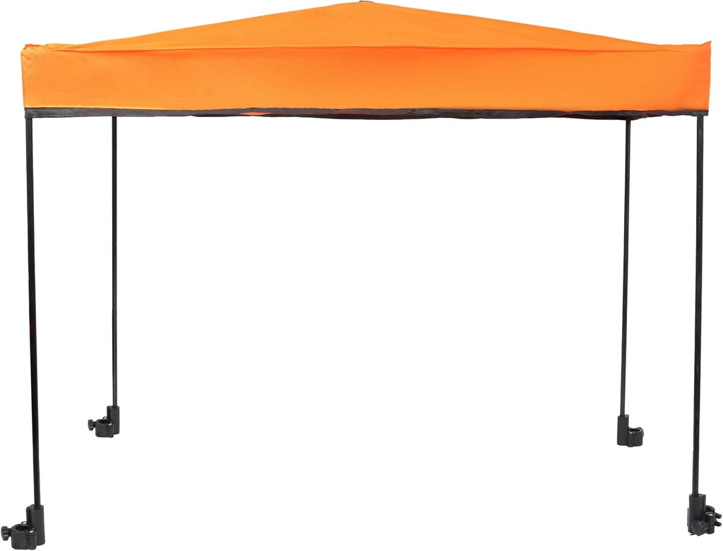3-in-1 Folding Wagon Cart with Bench Seat & Canopy & Storage, 500lbs Heavy-Duty, 180L Capacity, All-Terrain Wagon for Camping, Beach, Sports, & Garden (Orange)