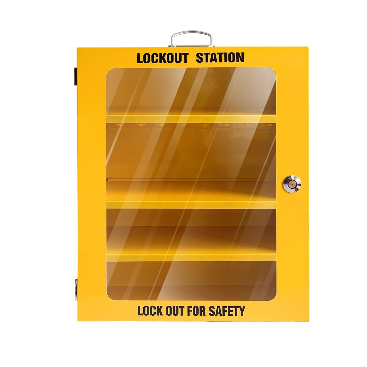 Lockout Tagout Station, Lock Out Tag Out Station Unfilled, Wall Mount Transparent visualisation Loto Kit Board