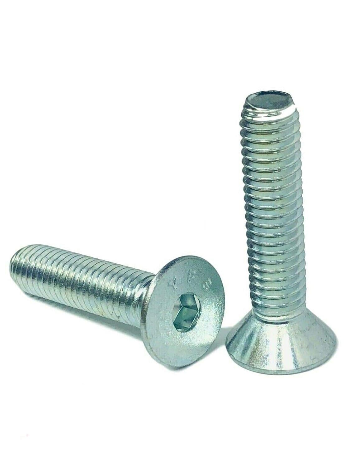 1/4-20 X 5/8'- Flat Head Cap Screw Coarse Thread Socket Zinc Plated 1000 Pcs Socket Head Screws B2B