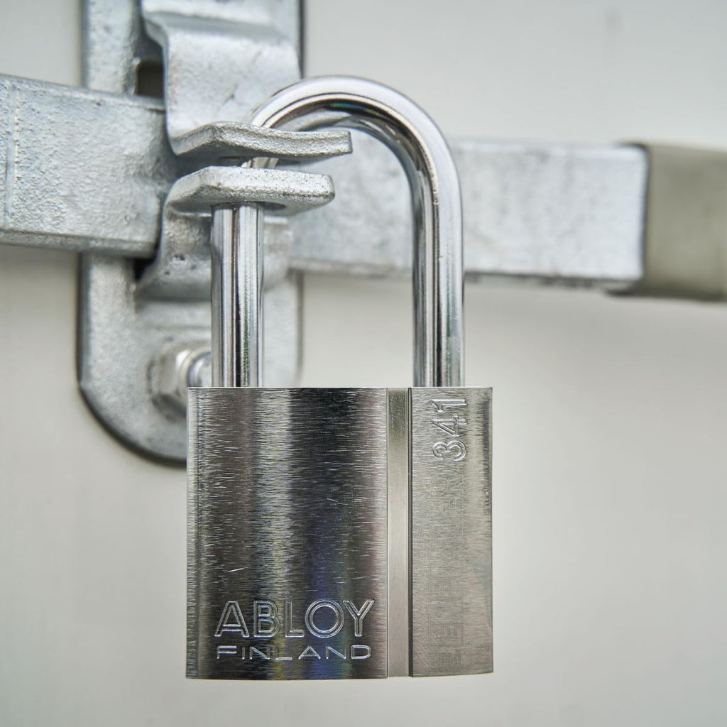 ENFORCER ABLOY 341-50 Heavy-Duty Padlock - 2' (50mm) Shackle Clearance, 25/64' (10mm) Thick Boron Steel Shackle - Disc Detainer Lock for Trucking, Rail, Containers - Bank-Safe Protection