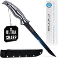 SORD Fillet Knife - 5-9' Filet Knives For Fish - Razor Sharp Boning Knife - Saltwater and Freshwater Fishing - Includes Kydex Sheath - Full Tang Blades | G10 Non Slip Grip | Corrosion Resistant
