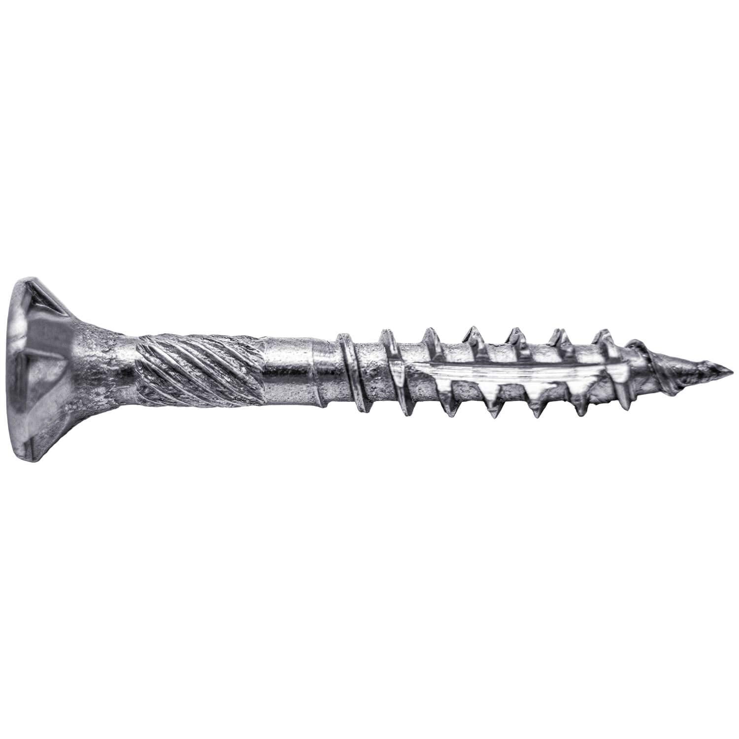 Silver Star 8 x 1-1/4' Stainless Steel Wood Screw - Torx/Star Drive Head - Grade 305 - Approx. 1150 Screws (5 Pounds)