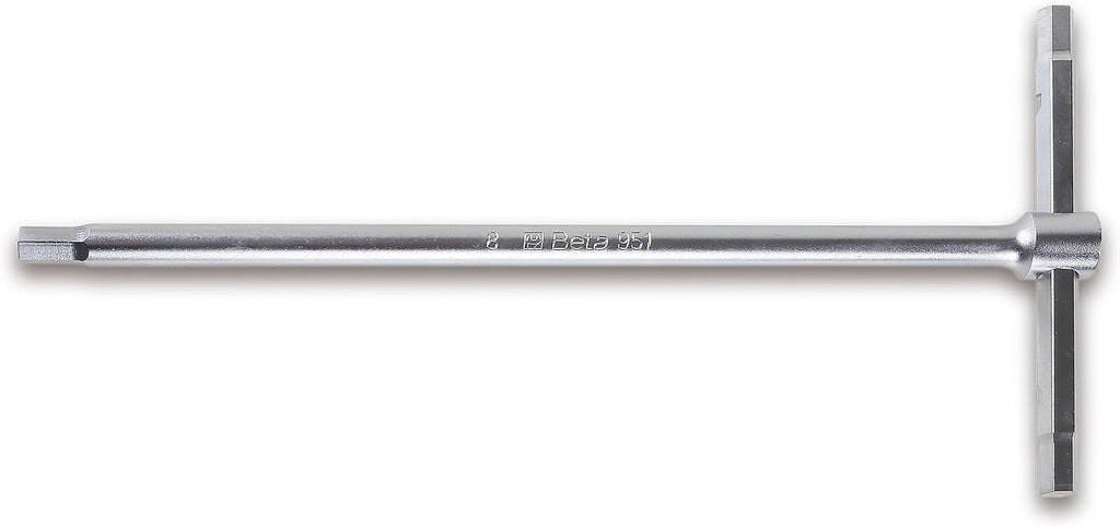 Beta 951 2mm Metric Sliding T-Handle Hex Key Allen Wrench | High Torque & Fast Spinning T-Handle Design | Calibrated Hex Ends | Made in Italy