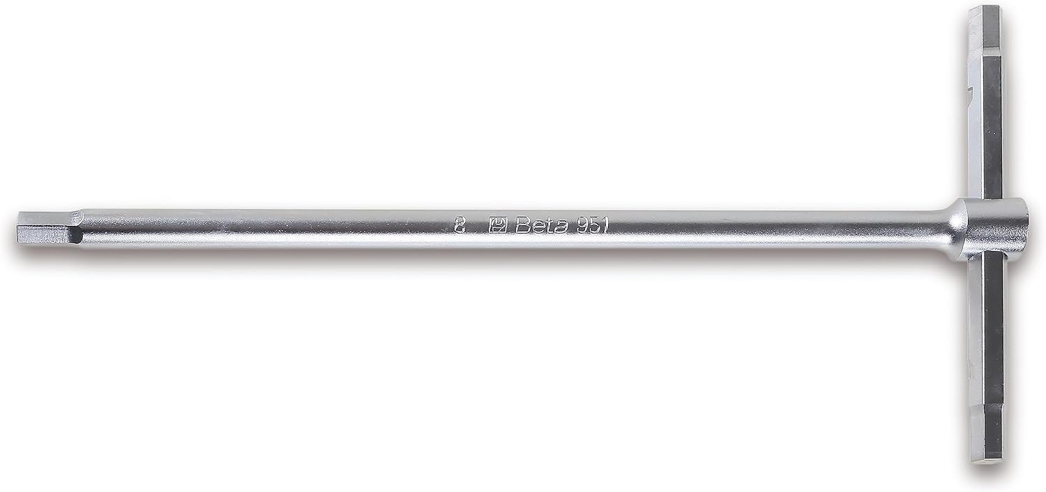 Beta 951 2mm Metric Sliding T-Handle Hex Key Allen Wrench | High Torque & Fast Spinning T-Handle Design | Calibrated Hex Ends | Made in Italy