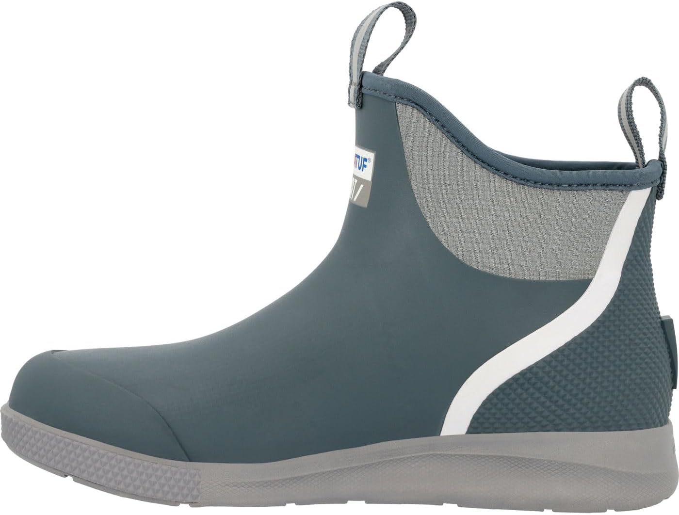 XTRATUF 6' Men's Ankle Deck Boot Sport - 30% Lighter, 100% Waterproof Rubber Fishing Footwear - Non-Marking, Slip-Resistant Outsole - Moisture-Wicking Liner
