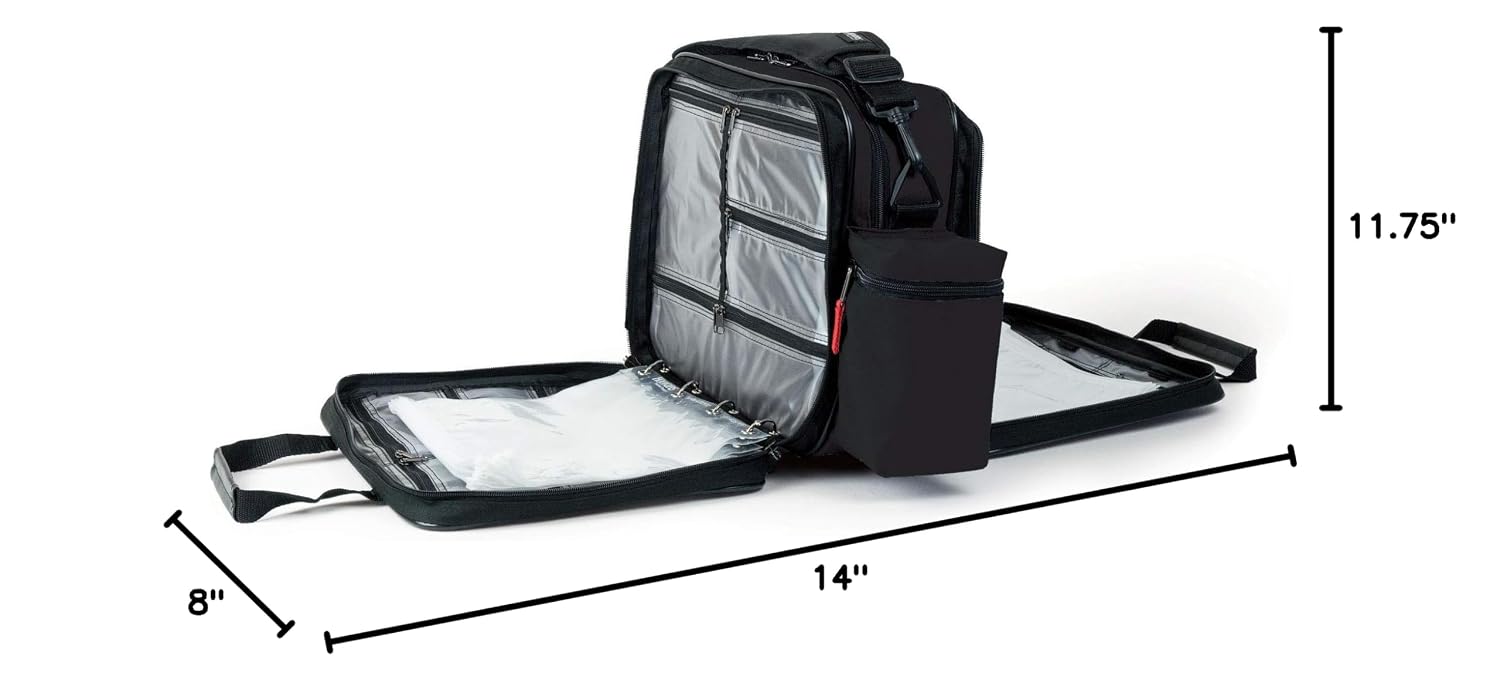 Hopkins Medical Products EZ View Medical Bag, Lightweight and Durable, Ample Storage, Sturdy Construction, Easy Access Compartments, Ultimate Organization, Comfortable Carry