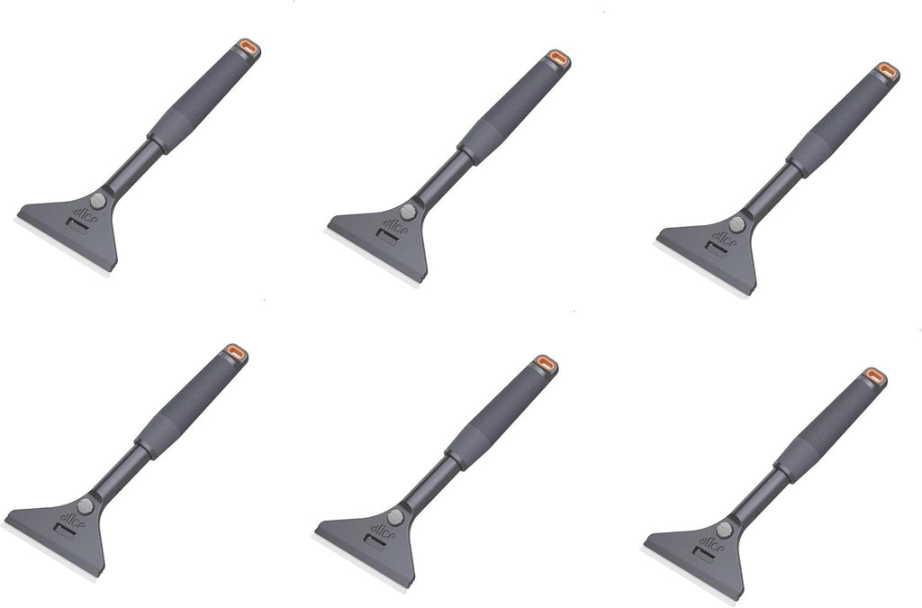 Slice 10599-CS Long-Handled Ceramic Scraper, Never Rusts, Lasts 11x as Long as Metal, Ergonomical Handle for Less Fatigue, 6 Pack