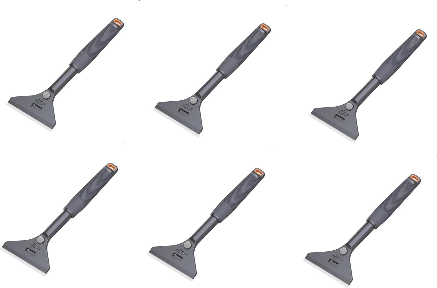 Slice 10599-CS Long-Handled Ceramic Scraper, Never Rusts, Lasts 11x as Long as Metal, Ergonomical Handle for Less Fatigue, 6 Pack