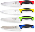 Mercer Culinary Mercer Cutlery Millennia 8' Chef's Knife Color-Coded | 4-Piece Knife Set, High Carbon
