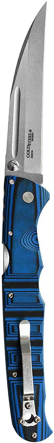 COLD STEEL Frenzy II 5.5' S35VN Razor-Sharp Blade 6.75' G-10 Handle Everyday Carry Tactical Folding Knife with Tri-Ad Locking Mechanism