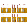 10pcs KRM LOTO - Non Conductive HASP with 4 Holes Shackle Thickness 3MM