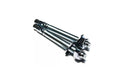 50 Pcs 1/2'X5-1/2' Wedge Anchors ZincFasteners Kit Hardware Bolts Set