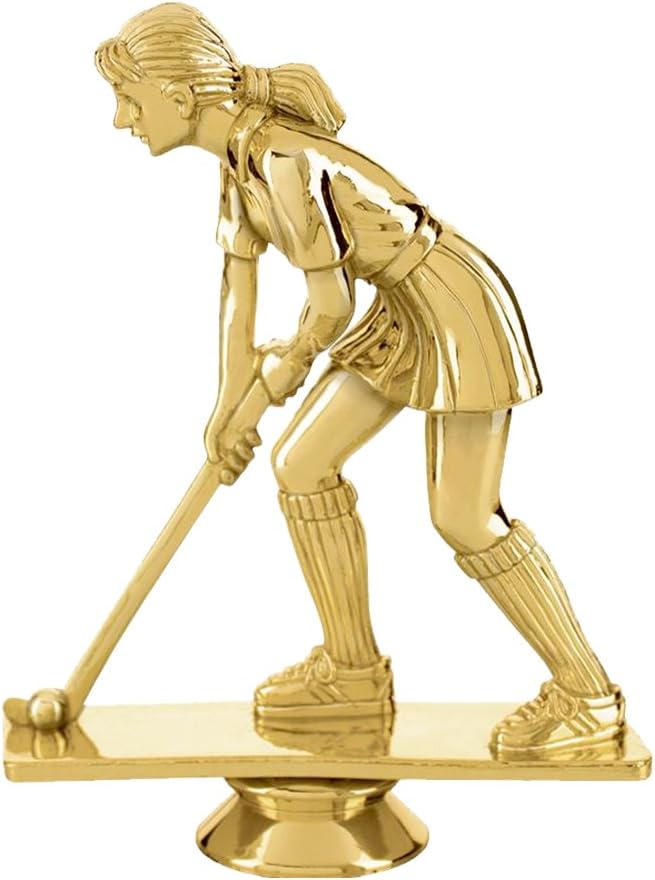 Crown Awards 6' Gold Field Hockey Trophies - Girls Field Hockey Award Trophy