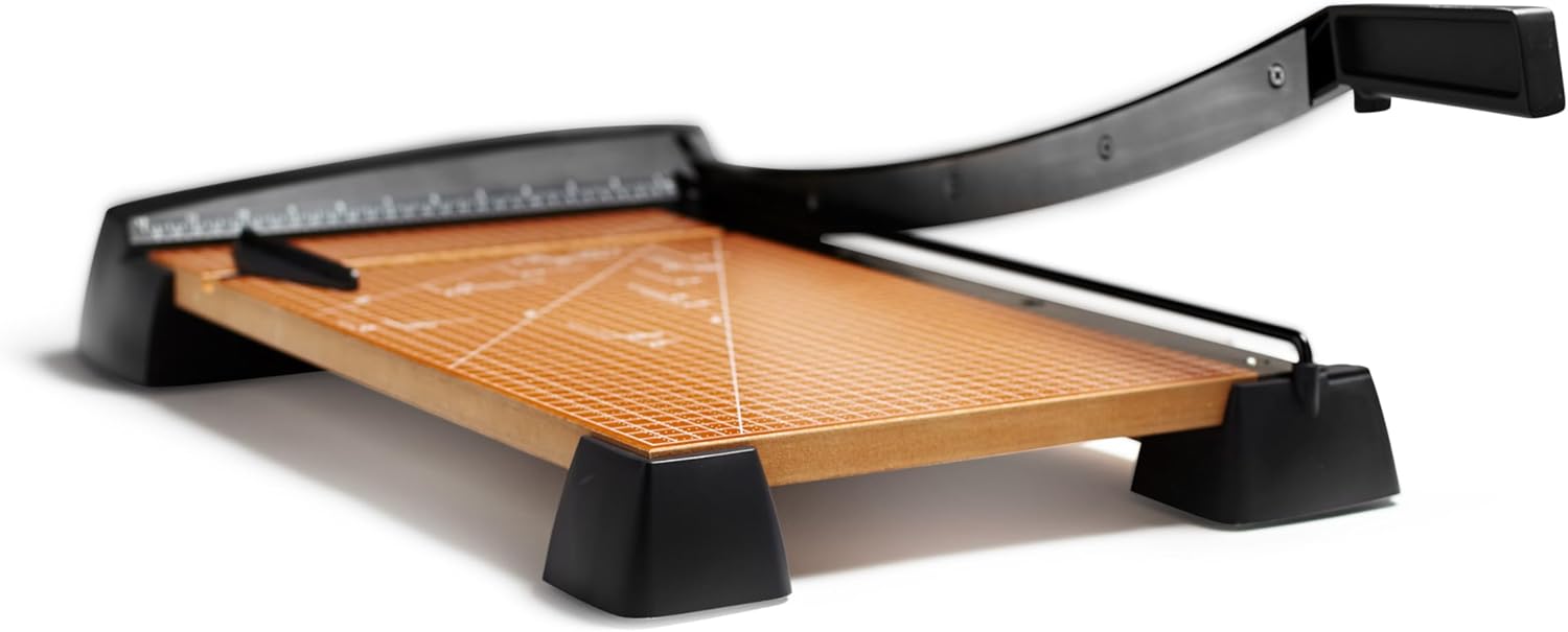 X-ACTO Heavy Duty Wood Base Paper Trimmer, 18 Inch Cut