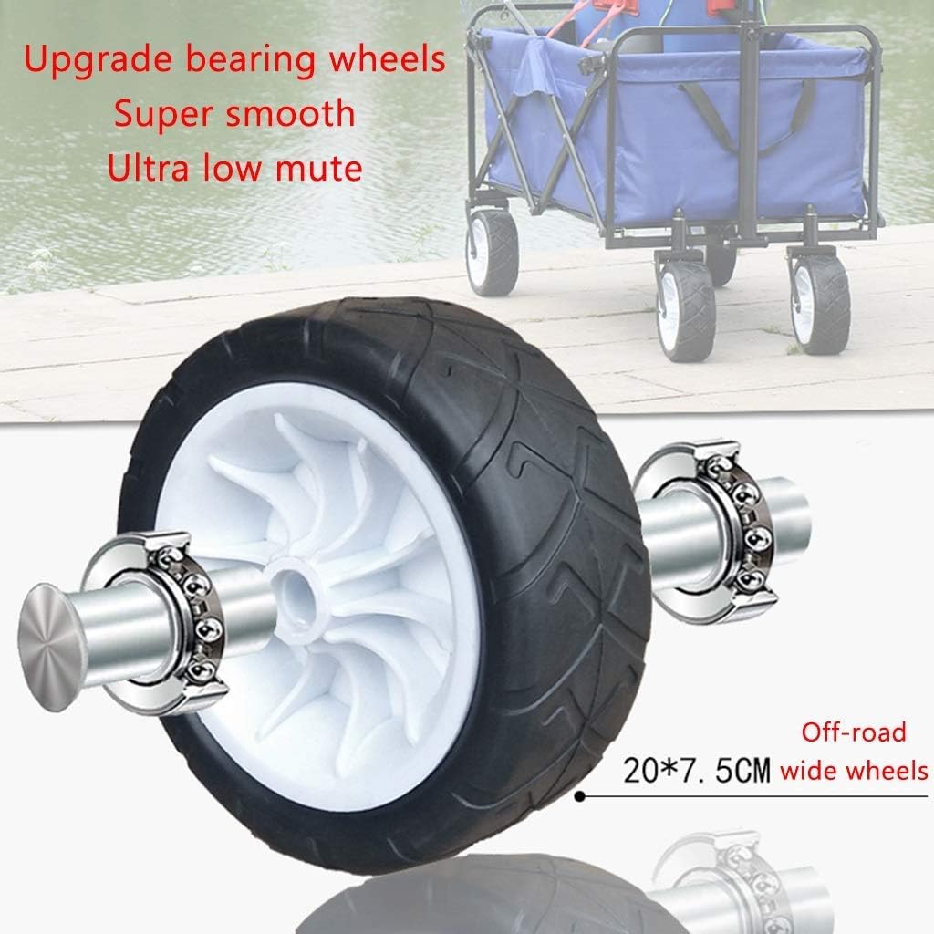 Folding Cart Wagon,Outdoor Fishing Car,Portable Camping Wagon,Garden Trolley,Shopping Handcart Buggy,Suitable for Outdoor Sports Events,Load 80KG