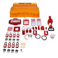 Lockout Tagout Station with Loto Devices, Lock Out Tag Out Kit Wall Board, 8 Padlocks, 20 3 Hasps 6 Circuit Breaker Locks, Electrical Lockouts Kit