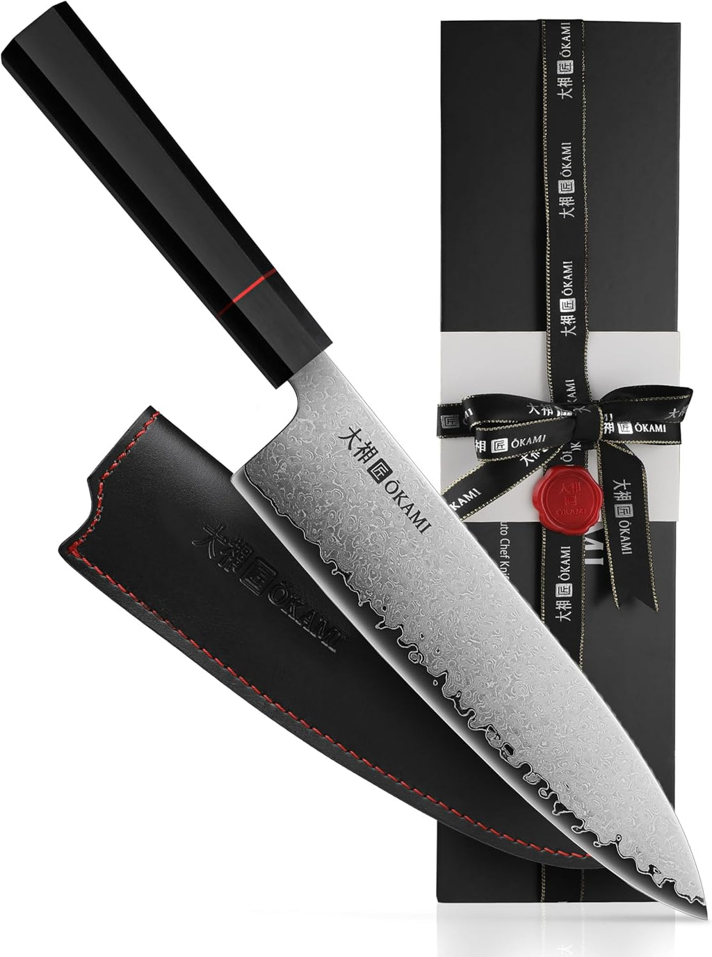 Chef Knife 8 Inch - Hand Forged Kitchen Knife with 67-Layer Japanese Damascus Steel, AUS-10 Core & G10 Handle - Ultra Sharp, Perfectly Balanced Gyuto Knife for Home Chefs and Professionals