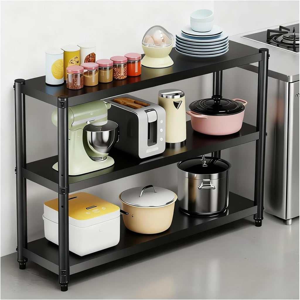 Microwave Stand with Storage Cabinet，Bakers Racks for Kitchens，Suitable for Kitchens, Living Rooms, Bedrooms, Entryways, Bathrooms, and Other Similar Spaces.(120 * 40 * 80CM)