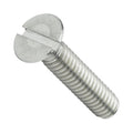 1/4-20 x 1/2' Flat Head Countersink Machine Screws Slotted Drive Stainless 500Pcs Screws Set Fasteners