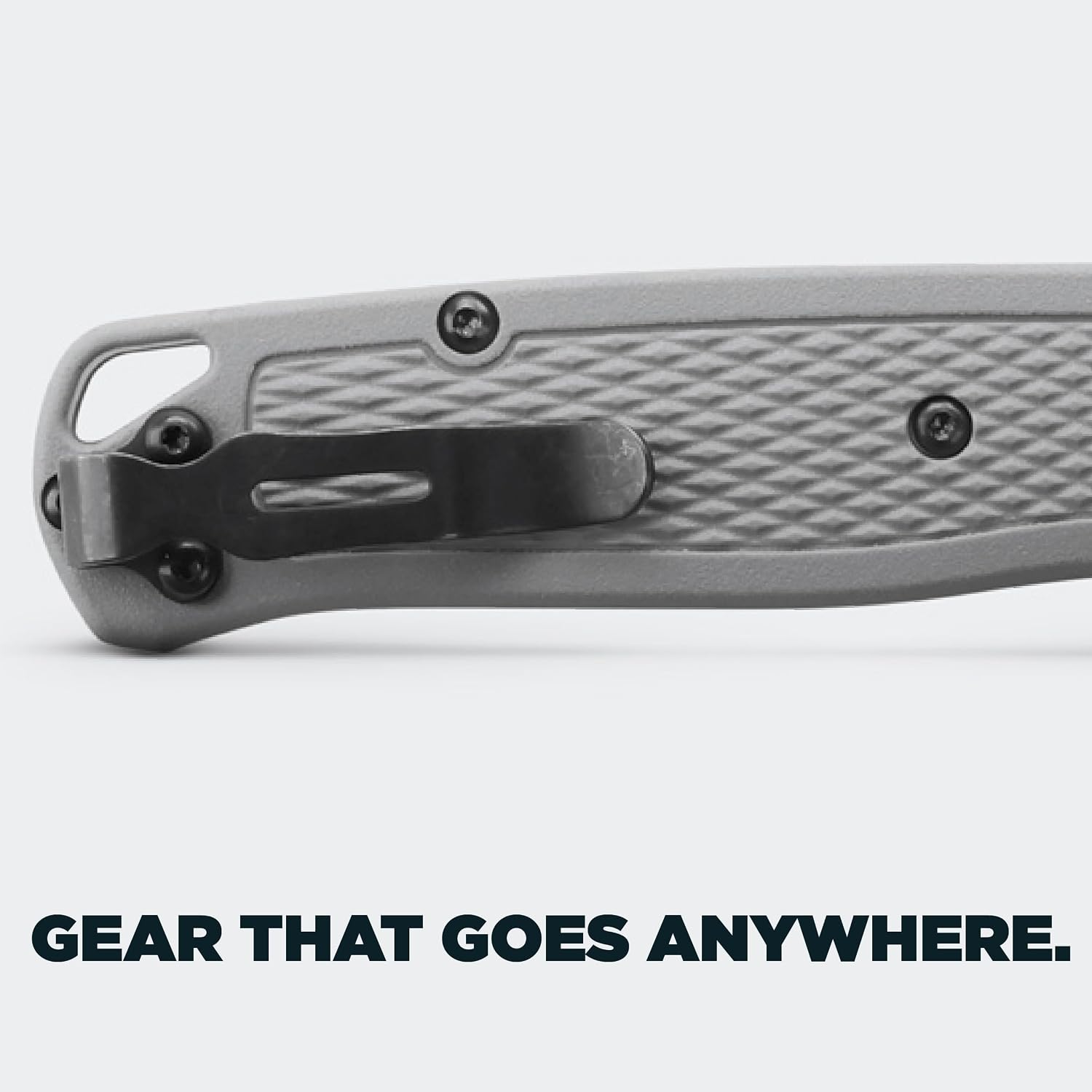 Benchmade - Bugout Outdoor EDC Folding Knife, Slim, Lightweight, Plain Edge, Drop-Point Blade, CPM-S30V Stainless Steel (58-60HRC), Grivory Handle (535BK-08)