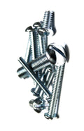 New Versatile Pack of (500) 5/16 x1-1/2' Machine Screws - Round Head (Slotted) - Zinc Multi-Purpose Comprehensive Hardware Fastener Assortment Kit TRINNM03042