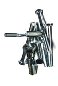 New Versatile Pack of (500) 1/4'x3-1/2' Hex Cap Screw/Bolt (Zinc) -Grade 2 -Partially Threaded- Multi-Purpose Comprehensive Hardware Fastener Assortment Kit TRINNM03411