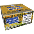 12 x 2-1/2' Black Metal Roofing Screws - Hex Washer Head- Self-Starting/Tapping - EPDM Washer. 3 X 250 Bags - 750 Screws