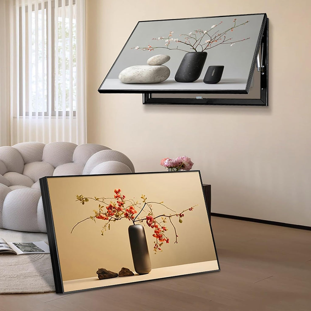 Hide Breaker Box Cover, Fuse Box Cover Decorative Painting, Circuit Breaker Panel Protector, Flip-Up Meter Switch Box, Easy Installation(Gray 1,70 * 50cm//27.5 * 19.7in)