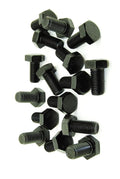 New Pack of (15) Structural Hex Head Bolts 1-8 x 2' Cap Screws A325 Black 1' Multi-Purpose Comprehensive Hardware Fastener Assortment Kit MoPNEM02632