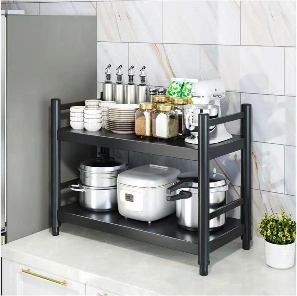 Microwave Stand with Storage，Baker's Rack for Kitchen，Kitchen Rack，Space-Saving, Suitable for Storage in Kitchens, Bathrooms, Offices, and Other Locations.(70 * 50 * 60CM)