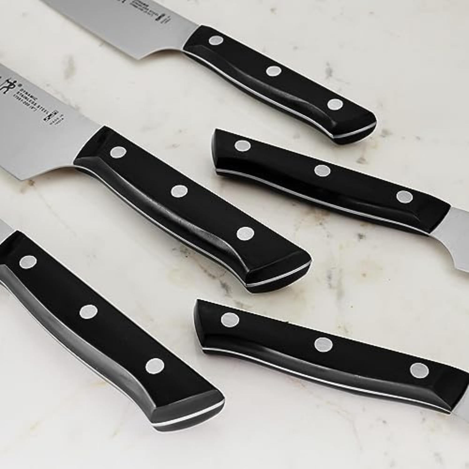 HENCKELS Dynamic Razor-Sharp 7-Piece Knife Set, Chef, Bread, German Engineered Informed by 100+ Years of Mastery