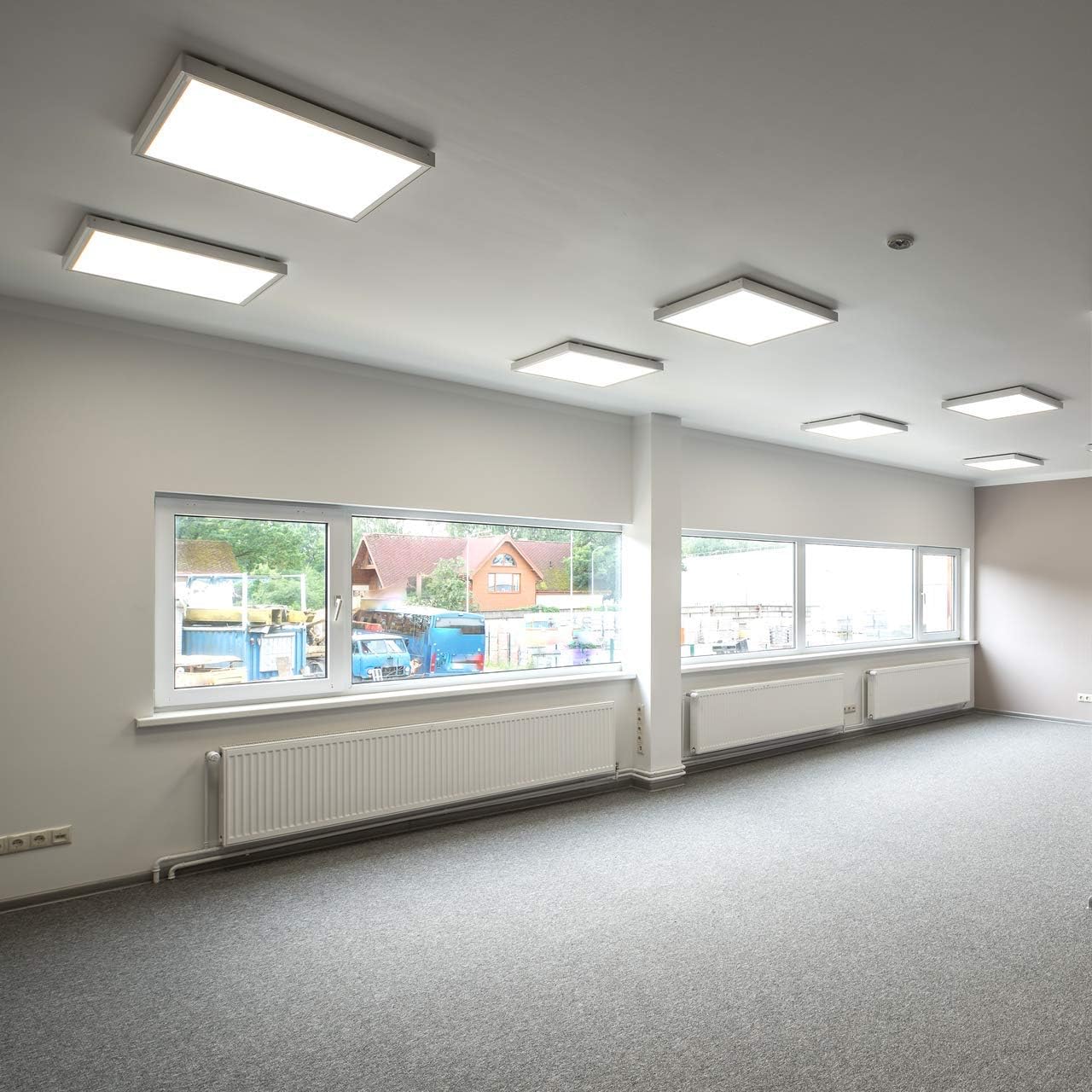 10 Pack 2x4 Surface Mount Kit Aluminum Frame for 2x4 LED Flat Panel Light, Not Included LED Panel Light
