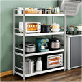 Microwave Rack，Bakers Racks for Kitchens，Kitchen Microwave Stand with Storage，Multi-Layered Storage Space, Suitable for Bedrooms, Balconies, Living Rooms, Etc.(80 * 45 * 150CM)