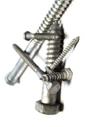 New Versatile Pack of (150) 1/2x2' Hex Lag Screws - Hot Dip Galvanized Multi-Purpose Comprehensive Hardware Fastener Assortment Kit TRINNM03335