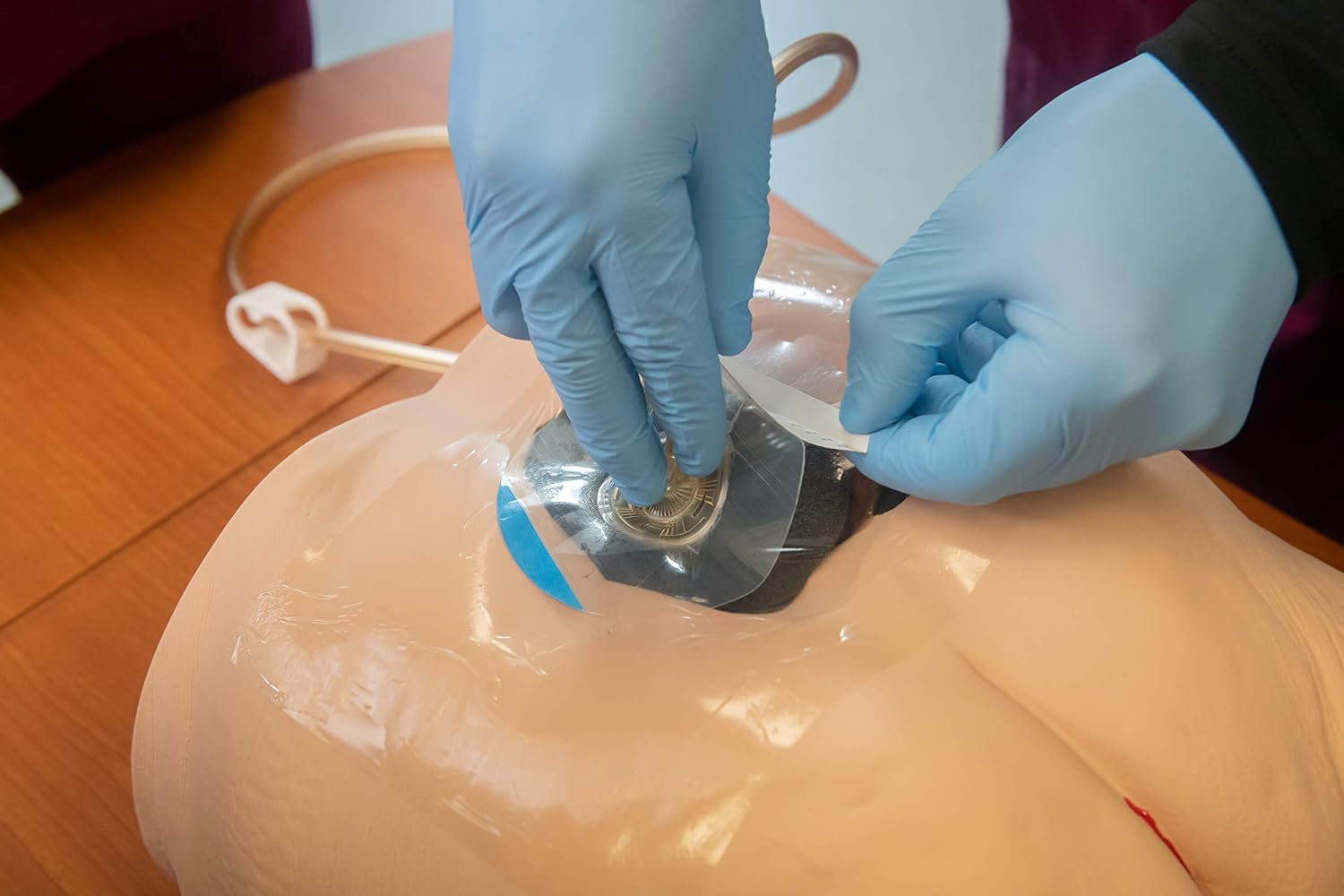 VATA Seymour II Wound Care Model - VATA Seymour II Simulator for Nursing Students and Medical Educators - Lightly Pigmented Wound Care Model - Realistic, Flexible, Molded Training Aid