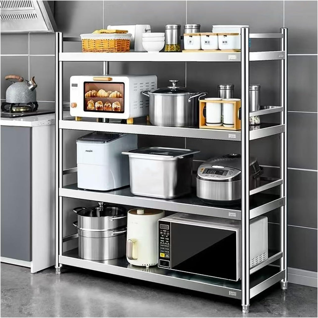 Kitchen Baker Rack，Microwave Stand with Storage，Bakers Racks for Kitchens，Easy to Clean, Strong Load-Bearing Capacity, Suitable for Home and Kitchen.(100 * 30 * 150CM)