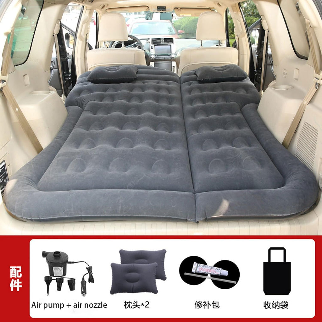 Car Mattress for Alfa Romeo 156 Sport Wagon 2003 2004 2005 2006, Portable Multifunctiona Outdoor Travel Nflatable Bed with Air Pump and Storage Bag Accessories,Black