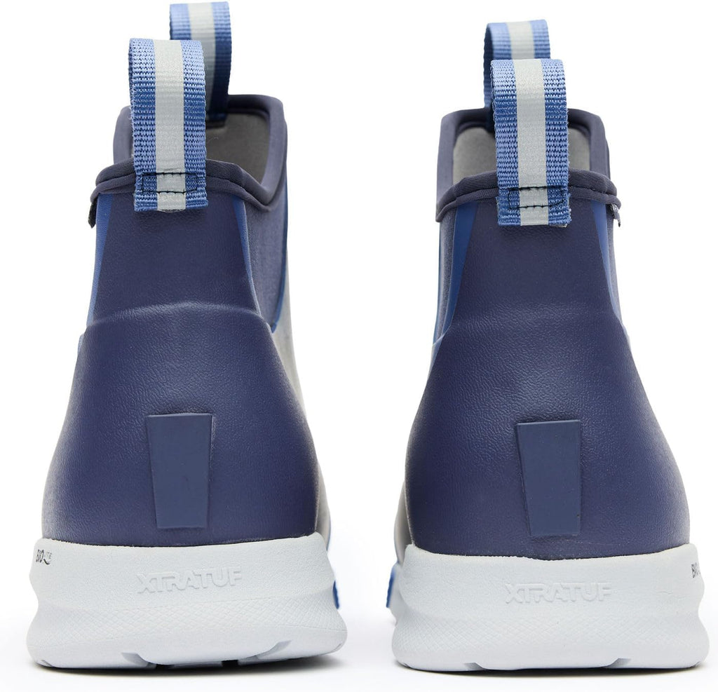 XTRATUF 6' Men's Ankle Deck Boot Sport - 30% Lighter, 100% Waterproof Rubber Fishing Footwear - Non-Marking, Slip-Resistant Outsole - Moisture-Wicking Liner
