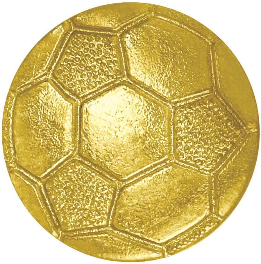 Gold Soccer Ball Chenille Lapel Pin
