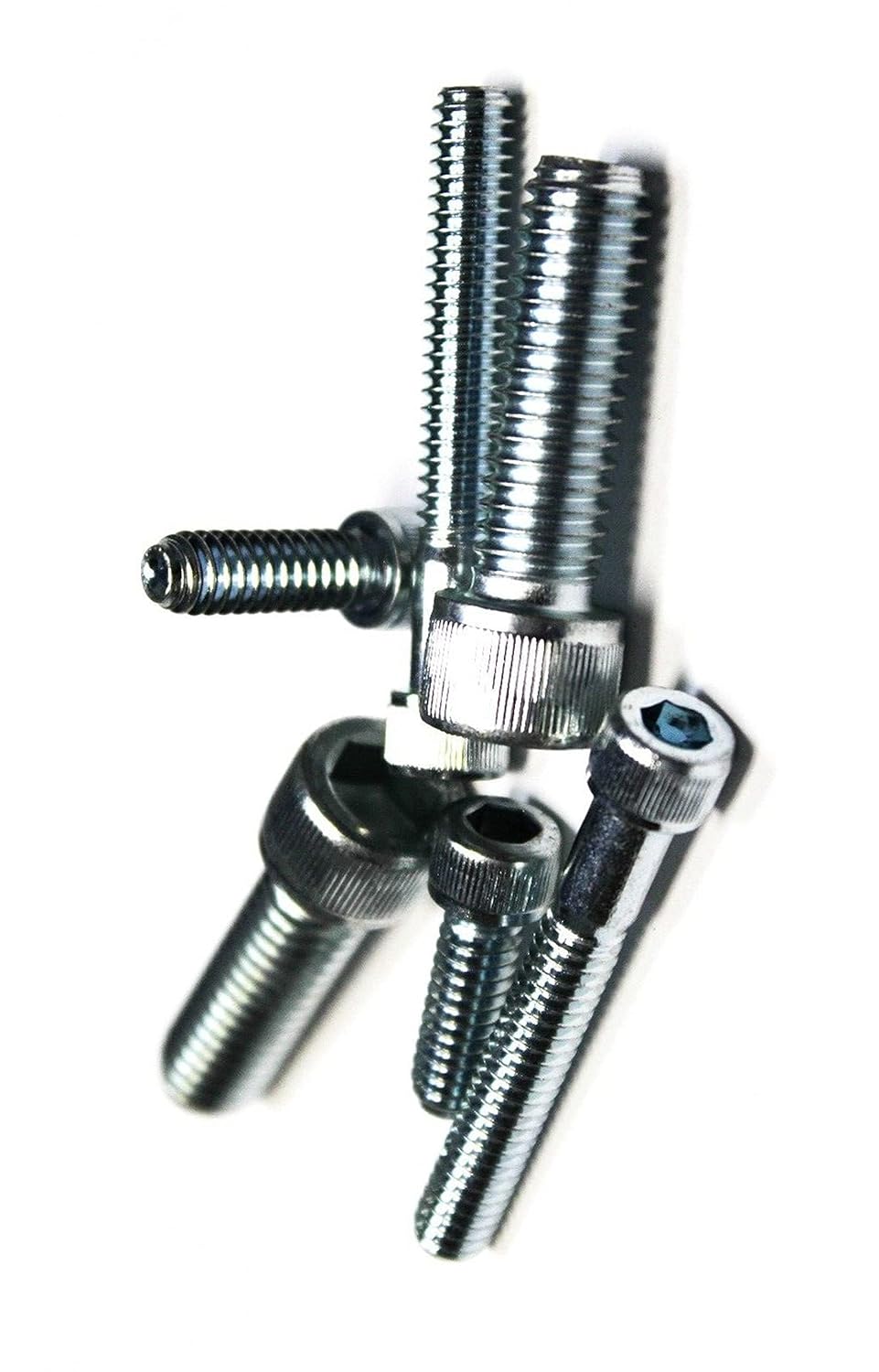 New Versatile Pack of (500) 1/4'x1-1/2' Socket Head Cap Screws -Partially Threaded- Zinc Multi-Purpose Comprehensive Hardware Fastener Assortment Kit TRINNM03906