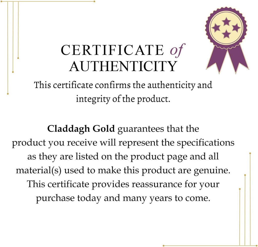 Claddagh Gold Fine Sterling Silver Diamond Personalized Birthstone Cubic Zirconia Heart-Shaped Necklace
