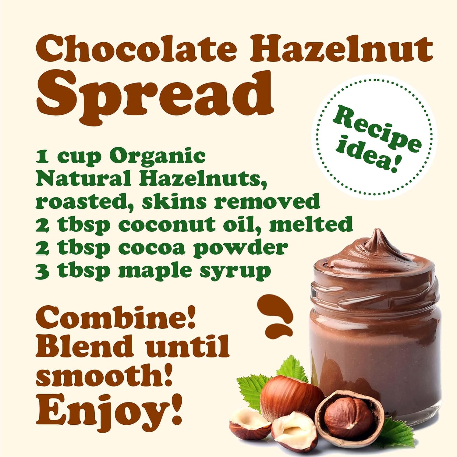 Food to Live Organic Hazelnuts, 2 Pounds – Non-GMO, Raw Filberts, Whole, Shelled, Unsalted, Kosher, Vegan, Bulk. Crunchy, Wholesome Snack. Great for Baking, Trail Mixes