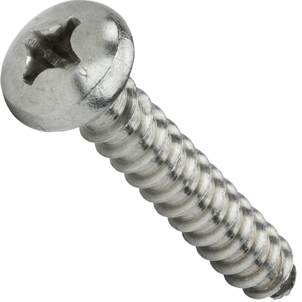 #1 x 5/8' - Sheet Metal Screws Self Tapping Pan Head Stainless Steel 1000 Pcs self Tapping Screws Metal B2B