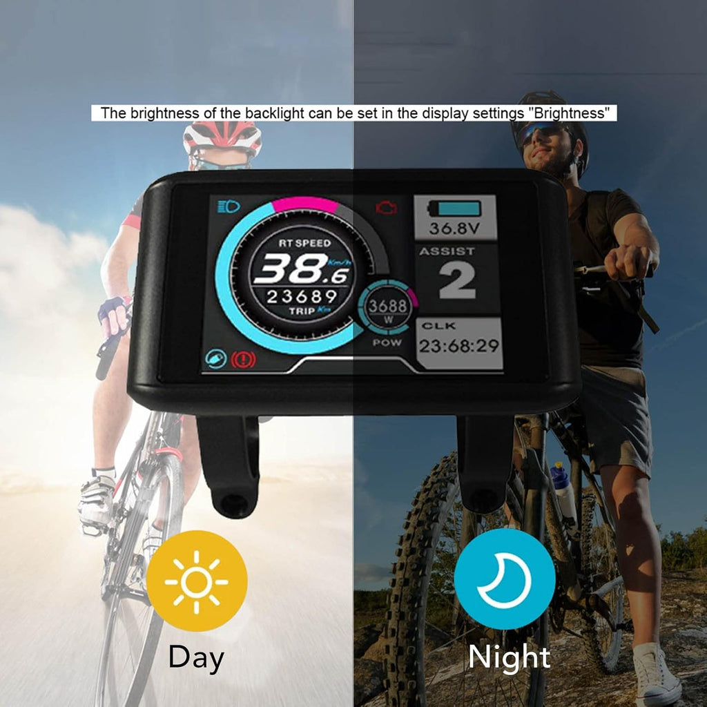 Electric Panel, UKC1 Color Display LCD Display for Electric Scooter with Connector Electric Accessories