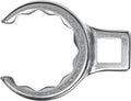 Stahlwille 02190027 Crow-Ring Wrench (Spanner), 3/8' Inside Square, Made of Chrome Alloy Steel & Chrome Plated, Has Anti-Slip Drive Profile, Ideal for Tight Spaces, Size 27 mm, L. 52.8 mm