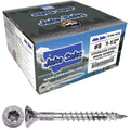 Jake Sales #8 x 1-1/2' Silver Star Stainless Steel Wood Screw Torx/Star Drive Head - Grade 305 Stainless Steel Torx/Star Drive Wood Screws - (Full Box - 6500 Approx. Screw Count)
